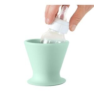 Bökee Baby Bottle & Hands Free Silicone Breast Pump Holder One Handed Prep Gift